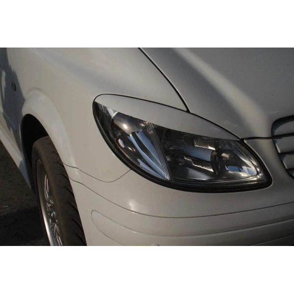Вії фар Fly для Mercedes Viano 04-13 Чорні 2 шт