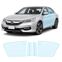 Антигравийная защитная бронепленка по лекалам для Honda Accord IX facelift 2016-2017 - зоны дверей и стойки окон