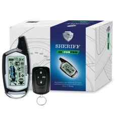 Двухсторонняя Cигнализация Sheriff ZX-7505 PRO Турботаймер Пошук Авто На Паркінгу 2 Брелки LCD Дисплей