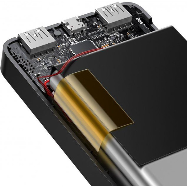 Портативний Акумулятор Power Bank Baseus 20000 mAh 15W Чорний (Оригінал)