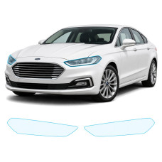 Антигравийная защитная бронепленка по лекалам для Ford Mondeo V facelift 2019-2022 - оптика (фары и ПТФ)