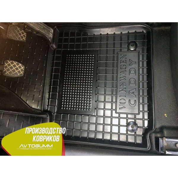 Автомобільні килимки в салон Volkswagen Caddy 2004- (3 двері) (Avto-Gumm)