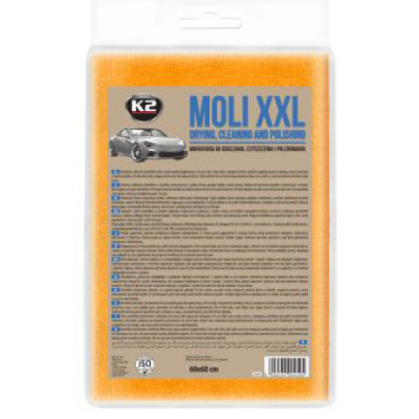Профессиональная Тряпка салфетка для кузова K2 Moli XXL (M435)