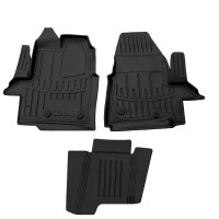 Комплект 3D ковриков в салон Ford Transit Custom 2012-