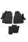 Комплект 3D ковриков в салон Ford Transit Custom 2012-