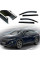 Дефлектори вікон вітровики Benke для Hyundai Tucson (NX4) 2021- Long Хром Молдинг Із Нержавіючої Сталі 3D (BHYTS2123-W/S)