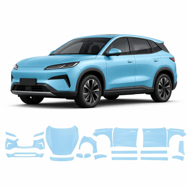 Антигравийная защитная бронепленка по лекалам для BYD Sealion 05 I 2023- полный кузов