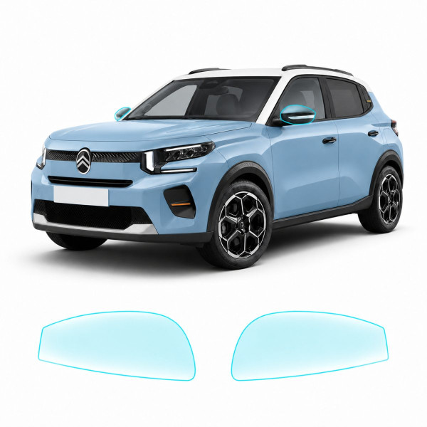 Антигравийная защитная бронепленка по лекалам для Citroen C3 III 2024- зеркала
