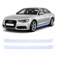 Антигравійна захисна бронеплівка за лекалами для Audi A6 C7 2011-2018 - нижня зона кузова