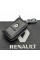 Чехол для ключей с карабином Renault (Тисненая кожа)
