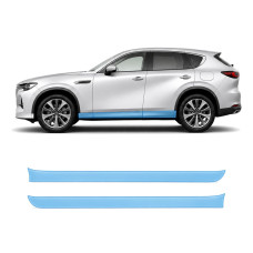 Антигравийная защитная бронепленка по лекалам для Mazda CX-60 2022- нижняя зона кузова пороги