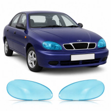 Антигравійна захисна бронеплівка за лекалами для Daewoo Lanos T100 1997-2017 - оптика (фари та ПТФ)