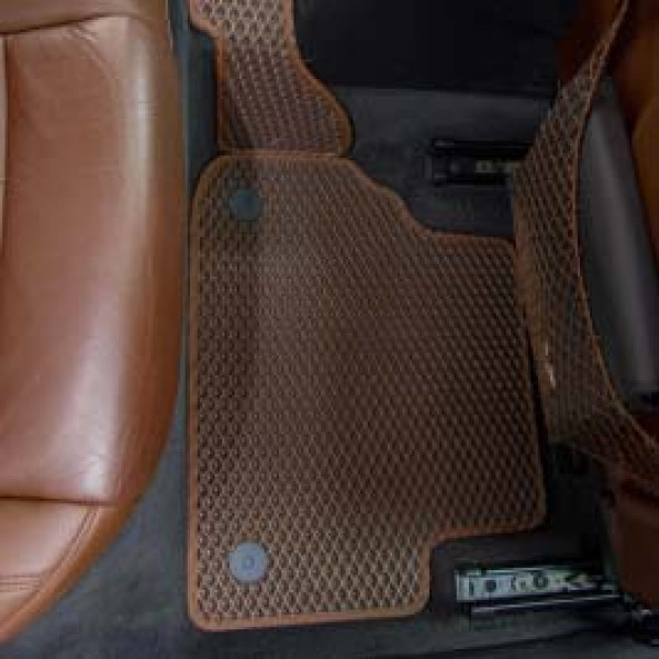 Коврики в салон EVA для Audi A4 (В9) 2015- с подпятником Серые 5 шт