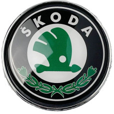 Емблема для Skoda 78 мм пластикова задня