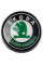 Емблема для Skoda 78 мм пластикова задня
