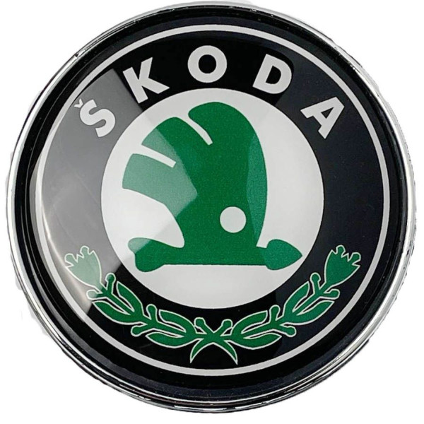 Емблема для Skoda 78 мм пластикова задня