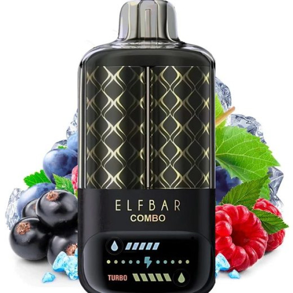 Elf Bar Combo 20000 Blackcurrant Raspberry & Grape Смародина Малина & Виноград