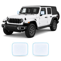 Антигравийная защитная бронепленка по лекалам для Jeep Wrangler JL facelift 2024- зеркала