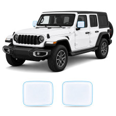Антигравийная защитная бронепленка по лекалам для Jeep Wrangler JL facelift 2024- зеркала