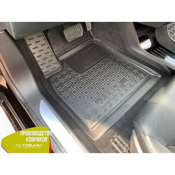 Автомобільні килимки в салон Tesla Model S 2012- (Avto-Gumm)