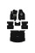 Ворсовые коврики для Nissan Qashqai 2007-2014 Ворсовые 5 шт (Carrera)