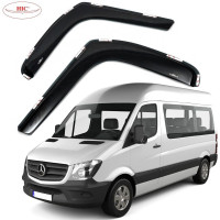 Дефлекторы окон ветровики HIC для Mercedes Sprinter (W906) / Crafter 2006- Вставные Оригинал (MB27-IN)