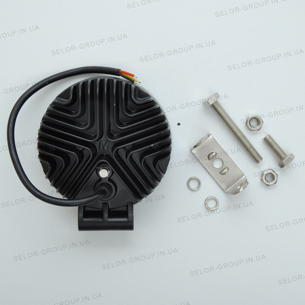 Додаткова LED фара 60W (3W*20) 10-30V 110x110x45 mm Далекий Cree ДХО (1-60W) 1 шт