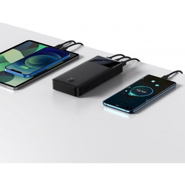 Портативний Акумулятор Power Bank Baseus 20000 mAh 15W Чорний (Оригінал)