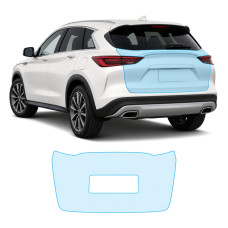 Антигравійна захисна бронеплівка за лекалами для Infiniti QX50 J55 2019- зона кришки багажника