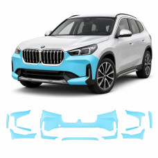 Антигравийная защитная бронепленка по лекалам для BMW X1 U11 2022- передний бампер