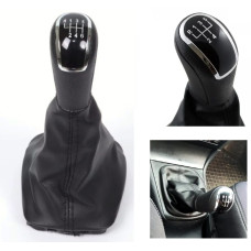 Ручка КПП з пильником у зборі Модельна для Skoda Octavia A4 Tour 1997-2012 Екошкіра (6 Швидкостей)