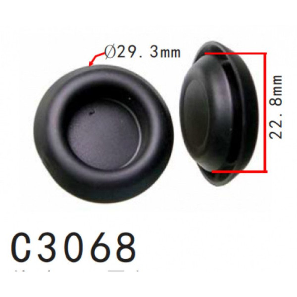 Заглушки кузова Renault Dacia D1 = 29.3 D2 = 22.8 (7703074604, 13145) (C3068)