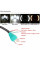 Дополнительная LED фара 60 W 10-30V Bi-Led DRL фары 7 дюймов ДХО Ангельские глазки 1 шт (3583)