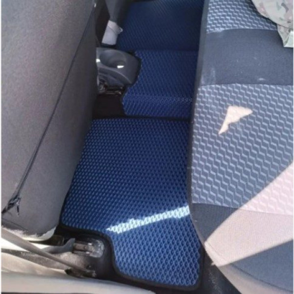 Коврики салон EVA для Dacia Logan 2004-2012 подпятник красные 5 шт