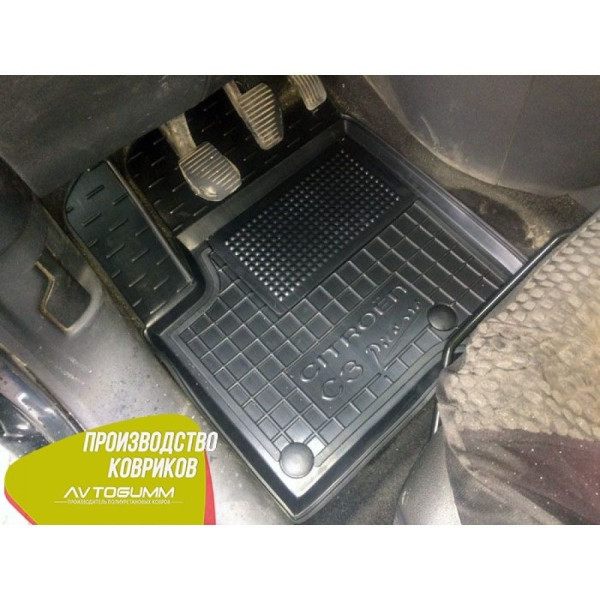 Водійський коврик в салон Citroen C3 Picasso 2009- (Avto-Gumm)