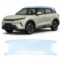 Антигравийная защитная бронепленка по лекалам для BYD Yuan Up (Atto 2) I 2024- зона крыши