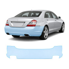 Антигравийная защитная бронепленка по лекалам для Mercedes-Benz S-Class W221 2005-2009 - задний бампер