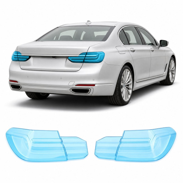 Антигравійна захисна бронеплівка за лекалами для BMW 7 Series G11/G12 2015-2019 - задні ліхтарі стопи