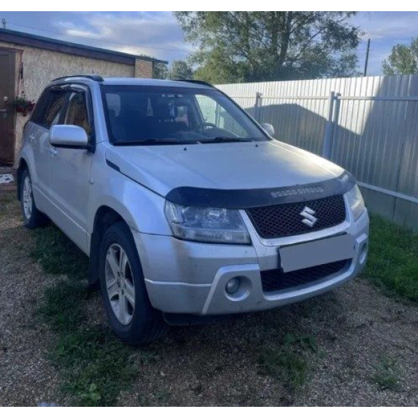 Дефлектор капоту мухобійка для Suzuki Grand Vitara 2005- Евро Крепление (Vip Tuning)