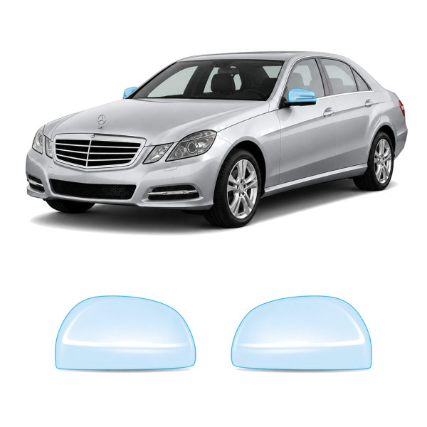 Антигравийная защитная бронепленка по лекалам для Mercedes-Benz E-Class W212 2009-2013 - зеркала