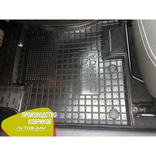 Водительский коврик в салон Nissan Qashqai 2007- (Avto-Gumm)
