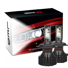 LED лампи автомобільні H4 радіатор+кулер 8000Lm SIGMA T8/CREE/30W/6500K/IP67/9-32V 2шт