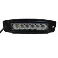 Додаткова LED фара 18W (3W*6) 10-30V 195x40x60 mm Ближній 1 шт (D22 7-18) (з вухами)