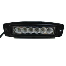 Додаткова LED фара 18W (3W*6) 10-30V 195x40x60 mm Ближній 1 шт (D22 7-18) (з вухами)