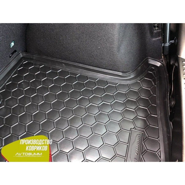 Автомобільний килимок у багажник Renault Sandero 2013-Гумо - пластик