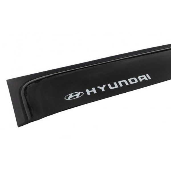 Дефлектори вікон вітровики Hyundai Tucson (JM) 2004-2010 Скотч 3M Voron Glass