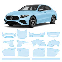 Антигравійна захисна бронеплівка за лекалами для Mercedes-Benz C-Class W206 2021- повний кузов