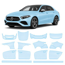 Антигравійна захисна бронеплівка за лекалами для Mercedes-Benz C-Class W206 2021- повний кузов