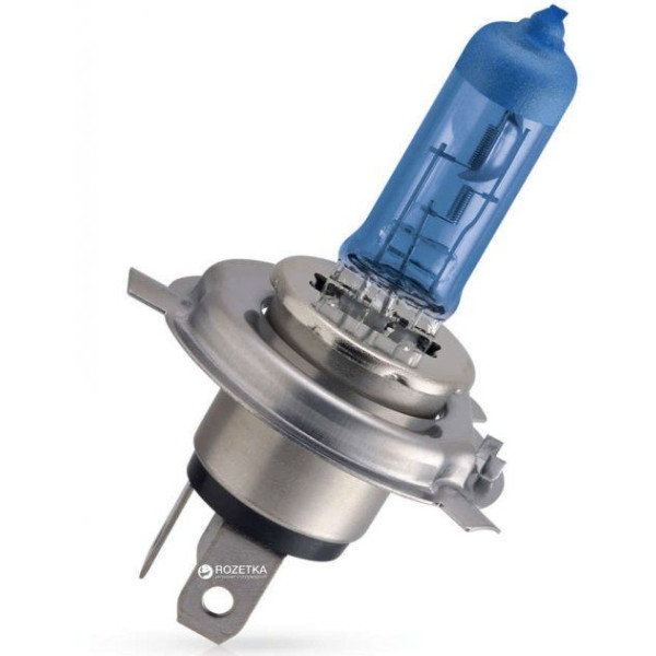 Автолампа галогенна Philips Diamon Vision H4 12V 60/55W 5000K 2 шт (12342DVS2)
