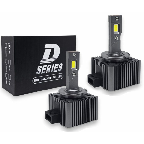 Лампы LED D1S D-Series 70W 14000Lm CSP DC12V 6000K IP68 +200%